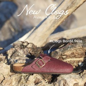 Clogs Bordo Pelo