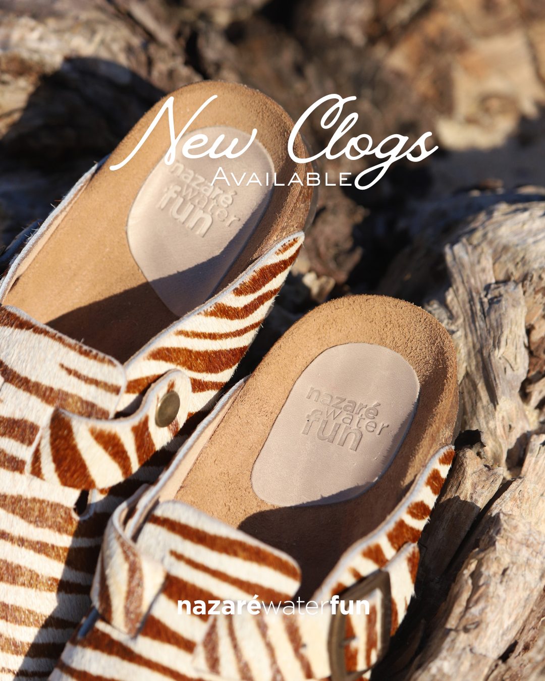Clogs Zebra Faux Fur